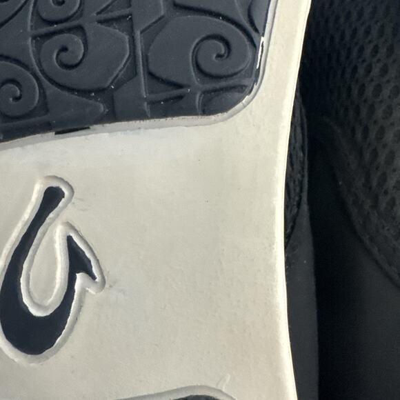 Olukai Pehuea Black Taupe Mesh Casual Slip On Loafers Shoes Women's 11 - Picture 12 of 12